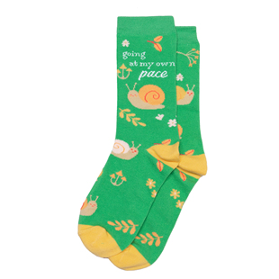 Own 女士棉质Going 节奏前进蜗牛中筒女袜RH Pace按照自己