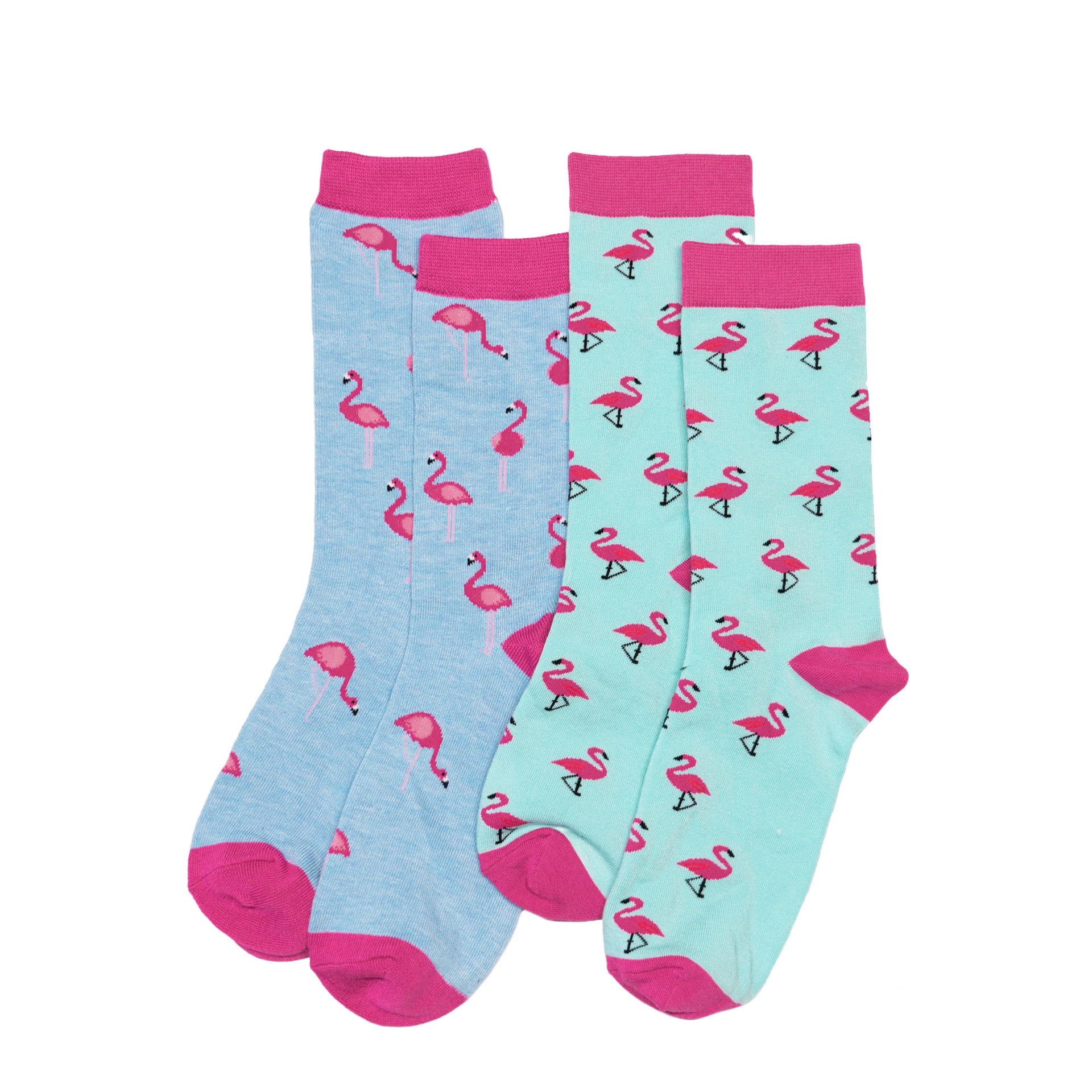 竹纤维竹袜抗菌防臭透气吸汗排湿抗过敏Flamingo火烈鸟中筒女袜HT