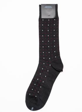 安东尼舒适棉质无骨对目无缝对口袜小色块中筒男袜AN011