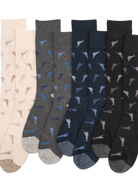 海岛风情PIMA比马棉无骨对目Marlin马林鱼旗鱼对口中筒男袜TBM