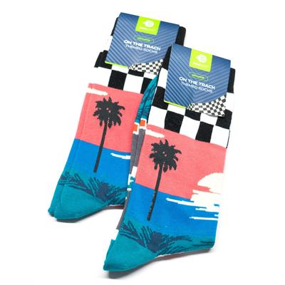 DRIVECRATE ON THE TRACK THEMED一级方程式赛车比赛赛道风景男袜