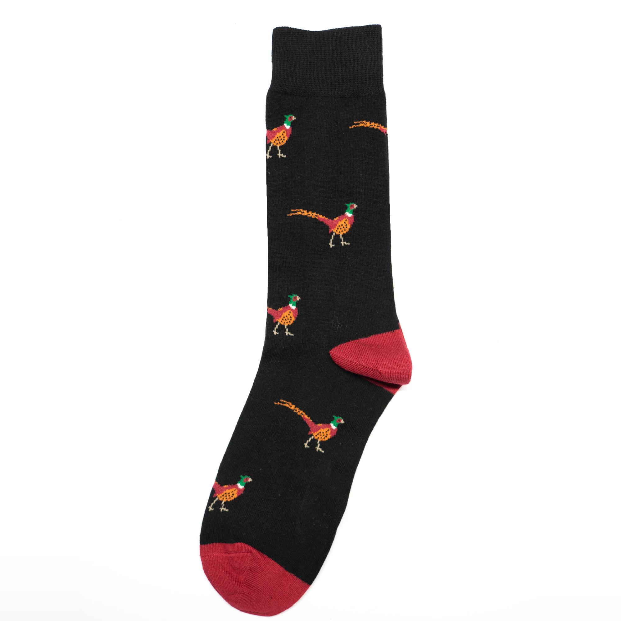 舒适棉质Pheasants雉鸡松鸡野鸡无骨对目对口中筒男袜SS019