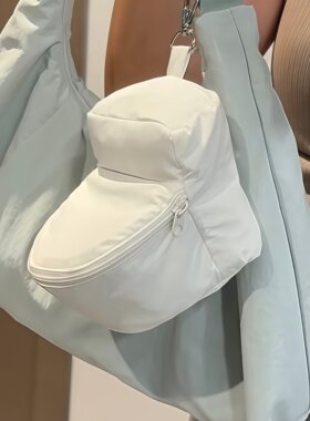 马桶包挂件钥匙扣创意早餐鸡蛋收纳包通勤上班大容量趣味抽象包包