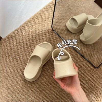 足弓支撑拖鞋EVA厚底不累脚2026女新款防滑防臭休闲户外海边凉拖