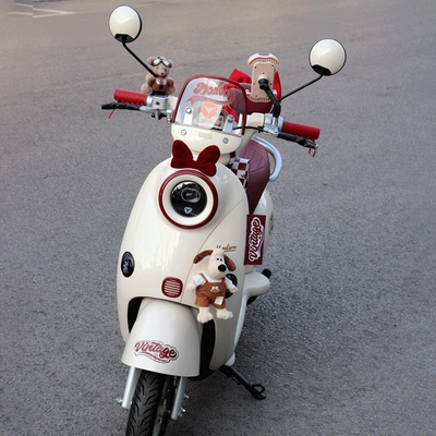 雅迪绽放70装饰追光电动车改造配件脚垫后视镜手机支架后备箱挂包