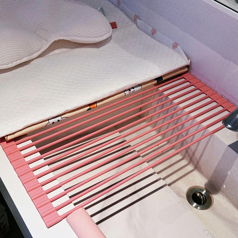 婴儿洗屁股神器支架宝宝洗澡沥水架浴架洗屁屁洗手盆儿童免坐躺托