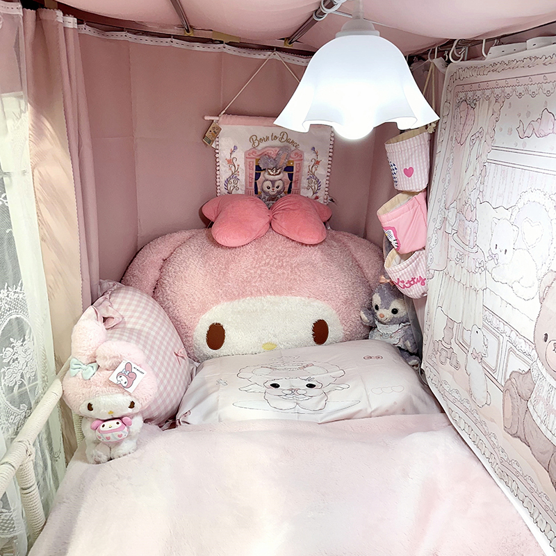 美乐蒂靠枕床头宿舍学生靠枕软包2025新款大靠背寝室床上专用抱枕