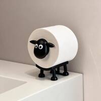 Little sheep toilet paper rack, toilet roll rack, tissue rack, toilet paper storage rack, cute and creative toilet decoration thumbnail 3