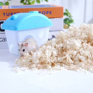 厂家批发仓鼠刨花垫料过筛清洁刨花木屑垫料吸湿宠物锯末刨花
