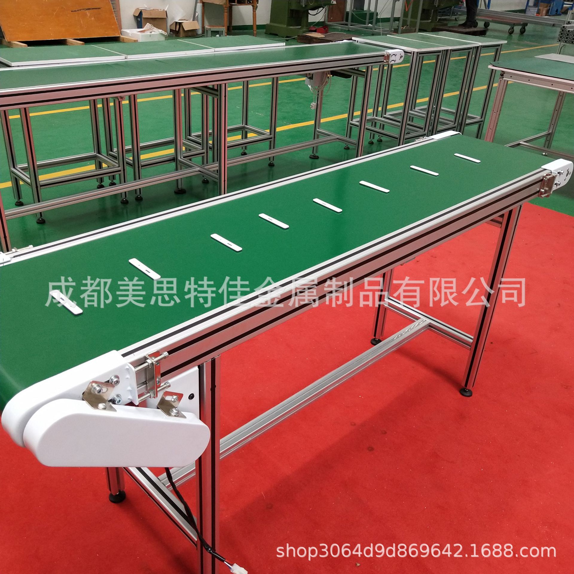 四川成都工业铝型材输送生产线仪器仪表铝材铝合金流水线全铝