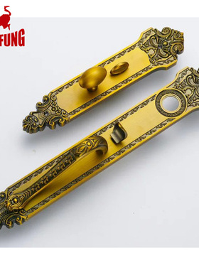 G12223AR 欧式别墅门执手锁室内门锁房门锁双开实木门锁