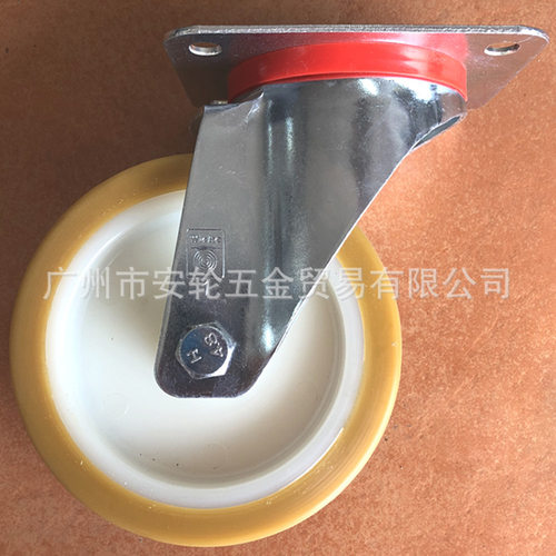 德国WICKE-TOPTHANE威卡6寸聚氨酯尼龙轮芯150mm活动脚轮128252N