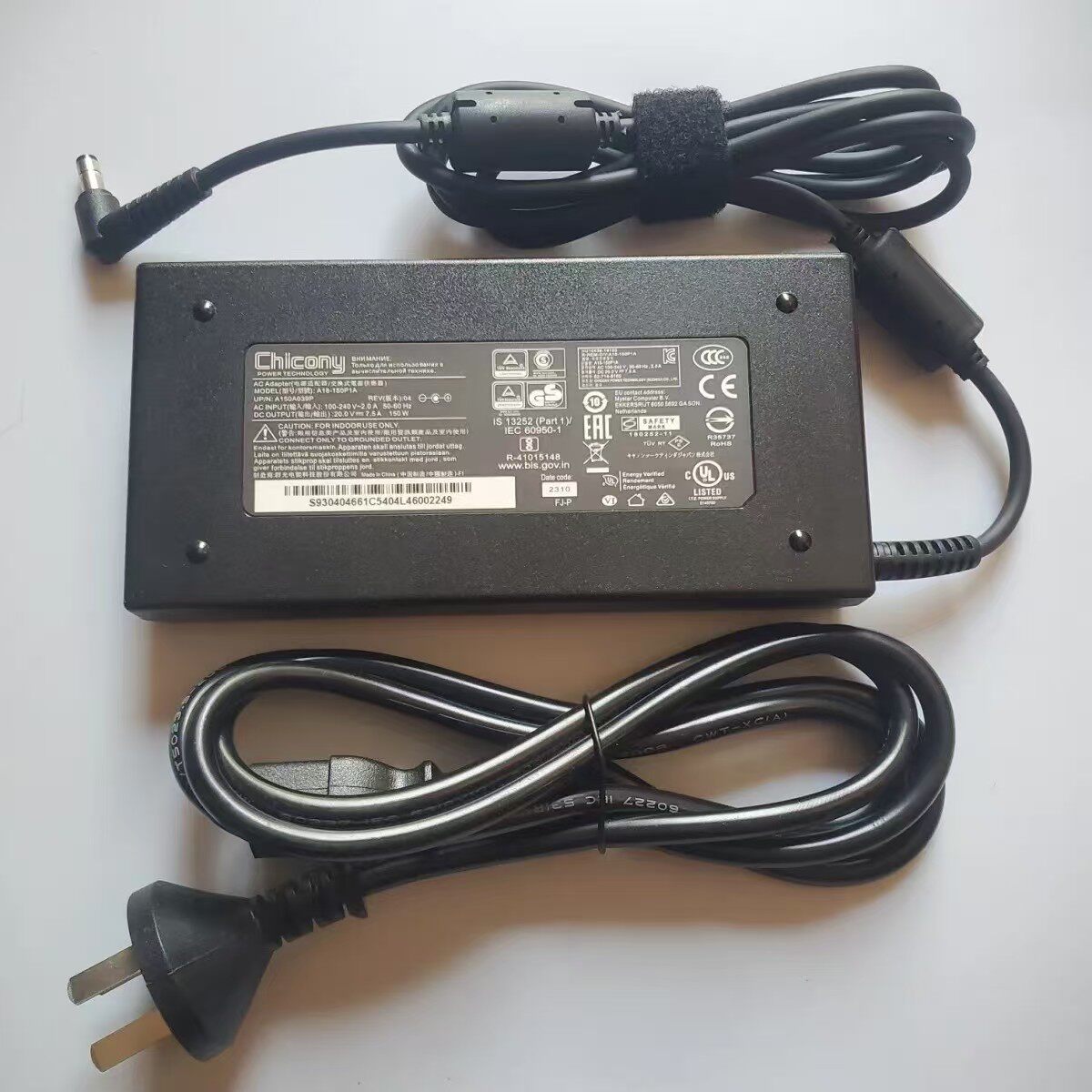 适用chicony群光A18-150P1A微星笔记本充电源适配器20V7.5A 150W