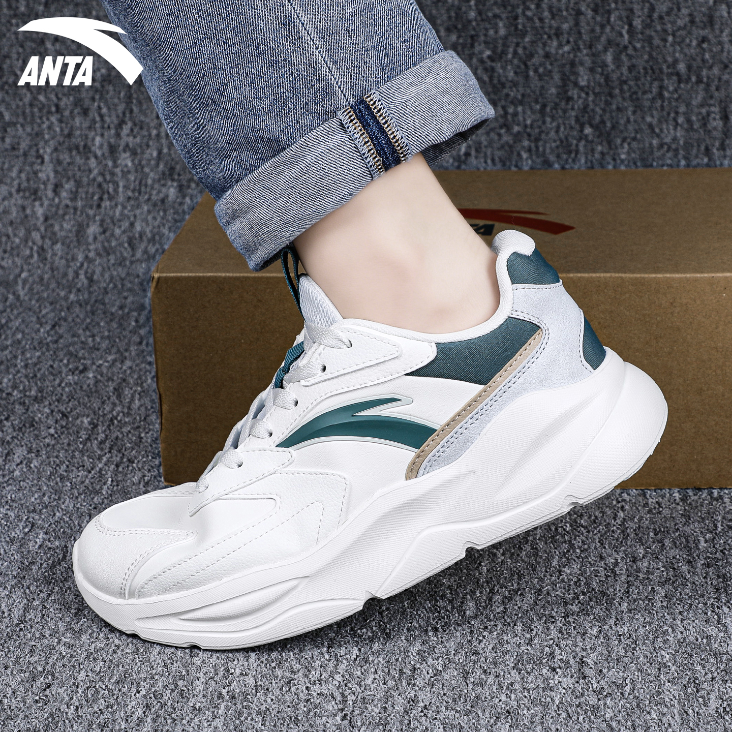 安踏男鞋不羁运动鞋春季新款