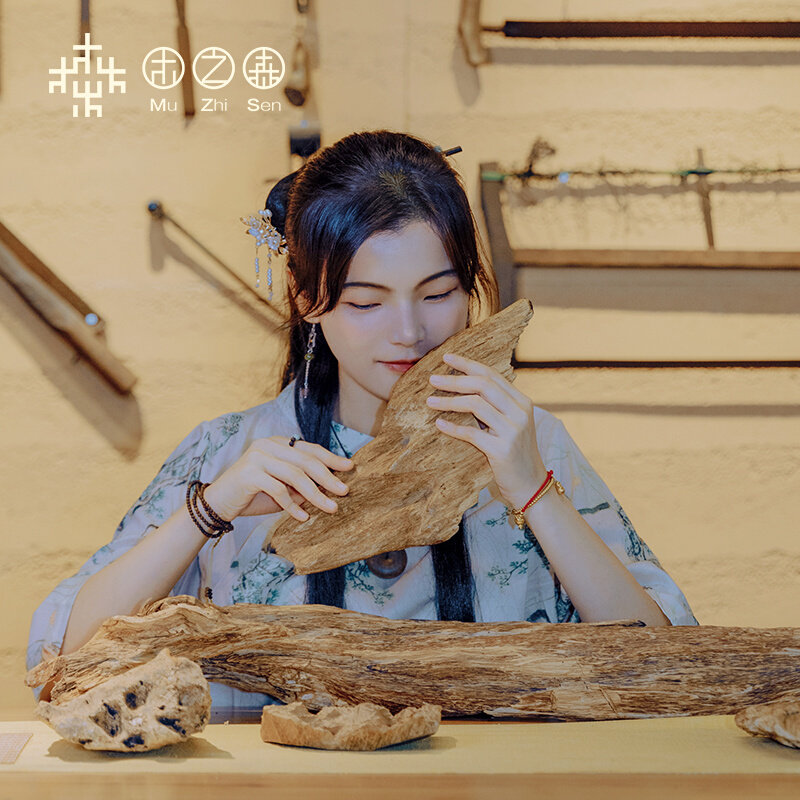 热销长安专用木之森沉香项链吊坠挂件摆件沉香佛珠念珠手串