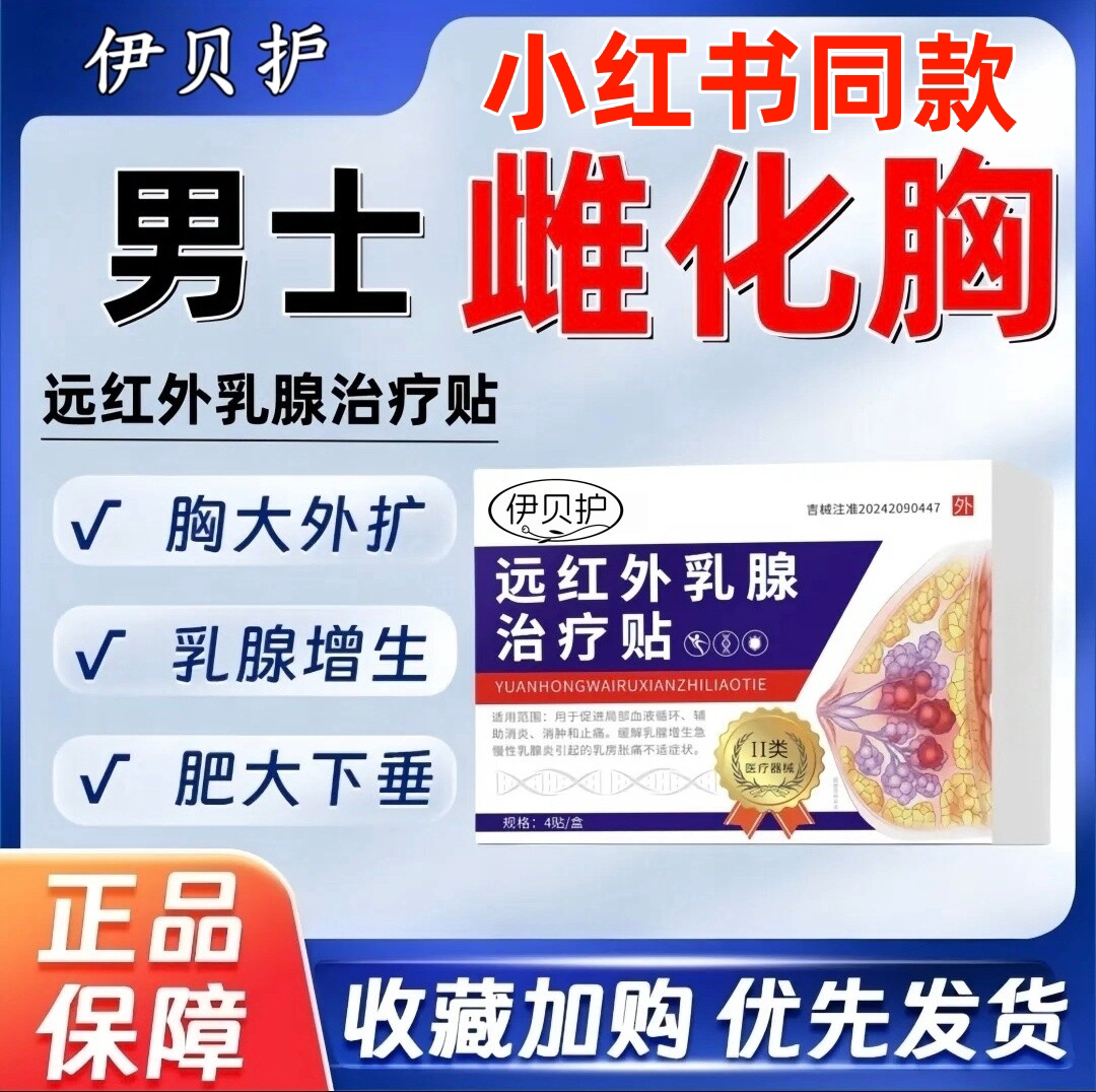 希宁医生男士乳腺增生结节治疗贴