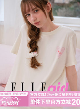 ELLEgirl夏季圆领套头公主睡裙