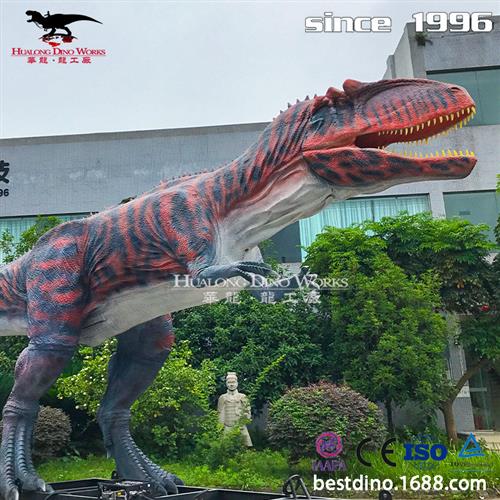仿真工厂模型凶猛巨兽龙电动机械恐龙主题乐园森林商场活动