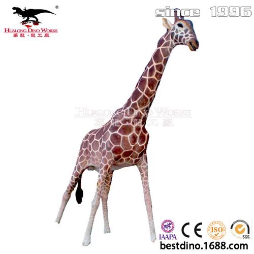 恐龙工厂制作仿真动物电动长颈鹿模型商场美陈引流节日彩灯花灯展