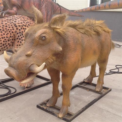 厂家直销仿真大型狮子豹子动物零售来图公园广场摆件可动会叫