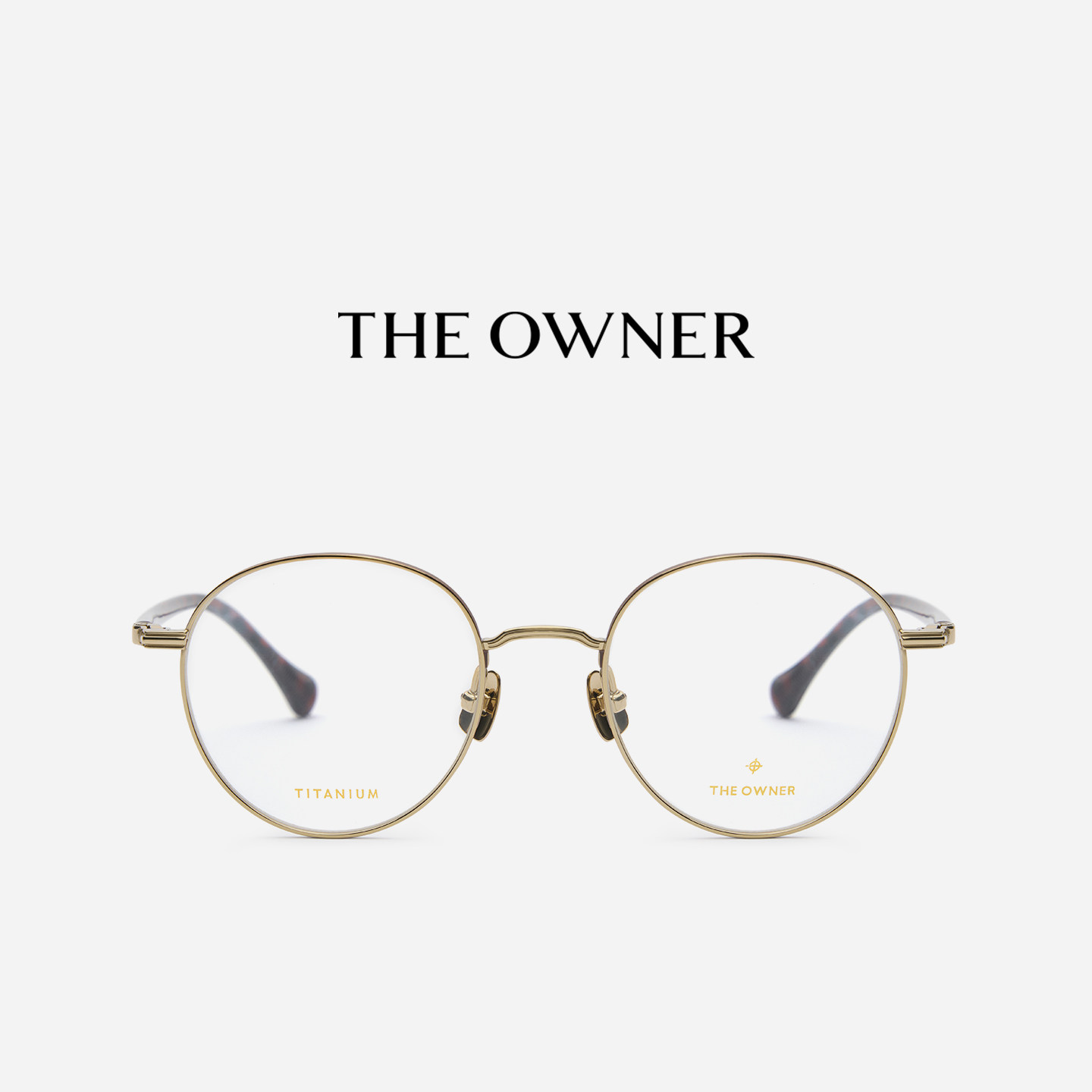 THE OWNER入戏个性圆框轻盈钛眼镜架中性近视男女光学眼镜TJ1001