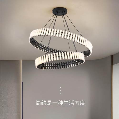 客厅吊灯圆形大气北欧风简约现代创意个性艺术饭厅餐桌吧台餐厅灯