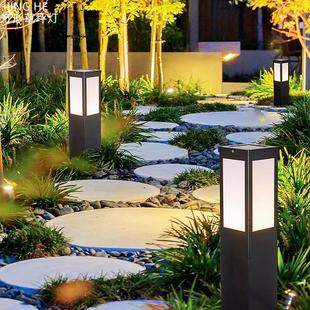 太阳能防水落地方形草坪灯草地灯led花园别墅道路庭院灯中式 风格