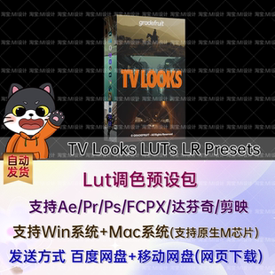 14组电视剧色彩风格LUTs调色预设 TV Looks LUTs LR Presets