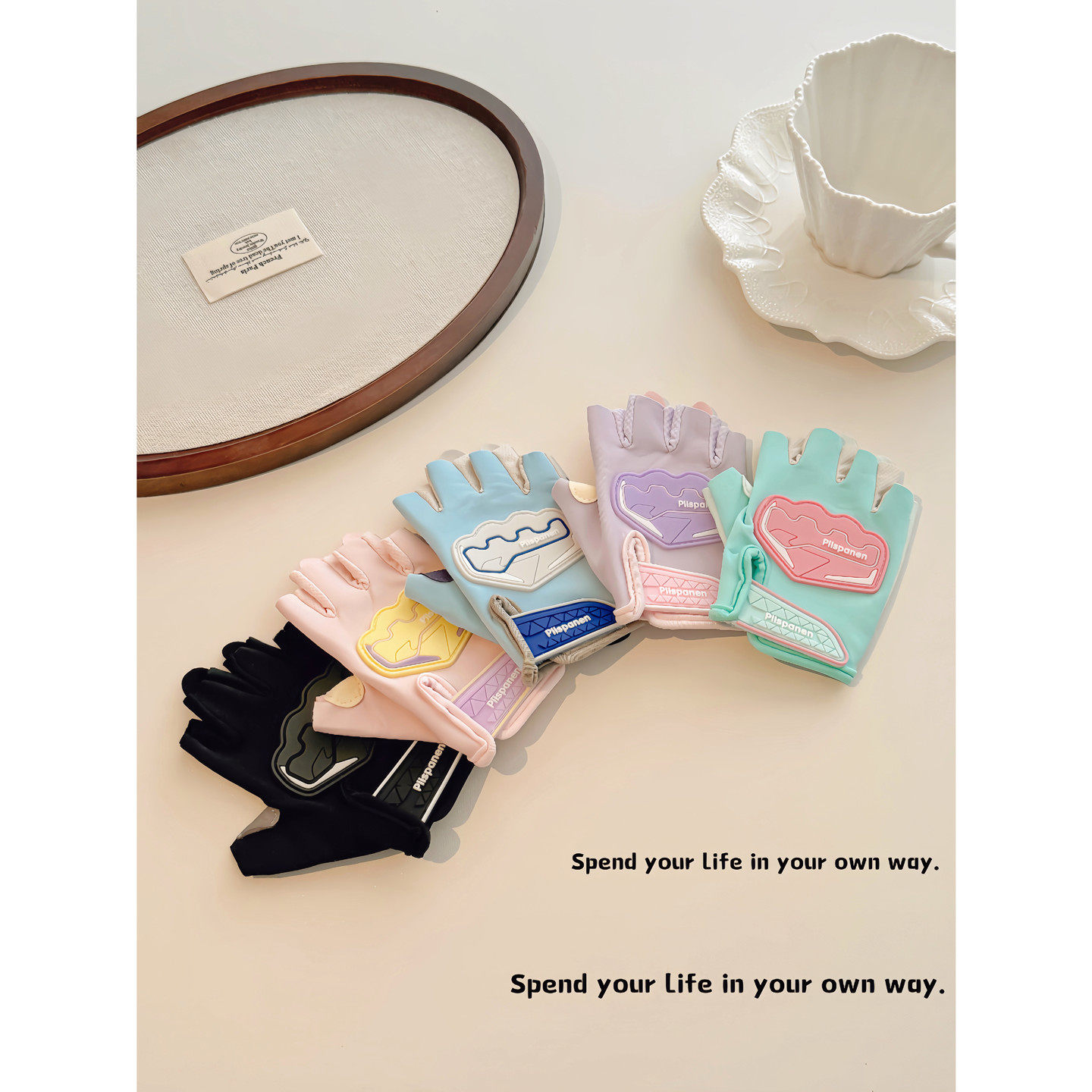 儿童半指运动手套户外骑自行车防滑防晒女童小男孩单杠轮滑平衡车