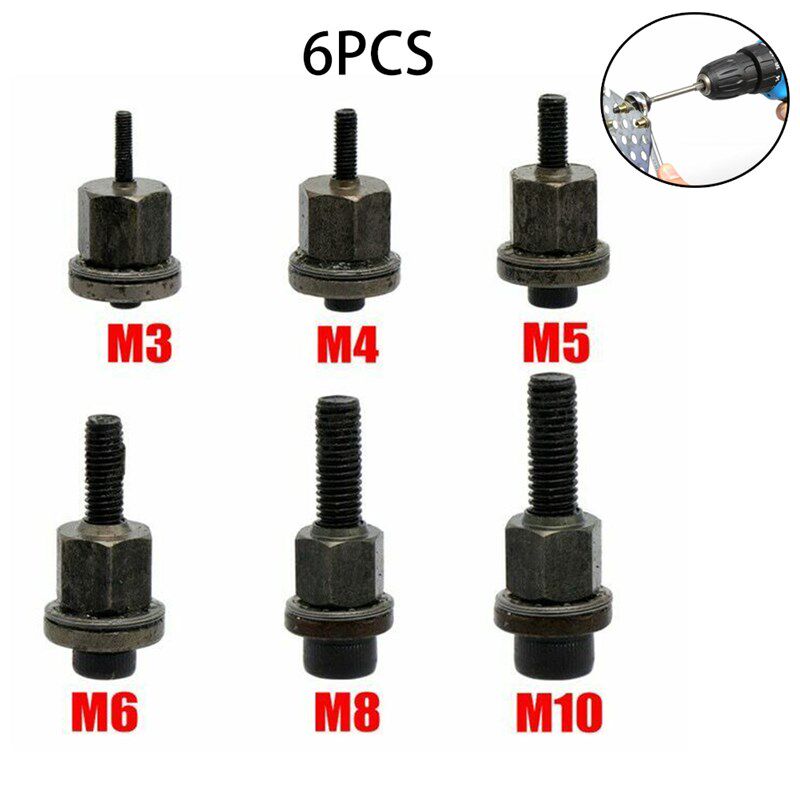 极速6PCS Hand Rivet Nut Head Nuts Simple InstallTation Rivet