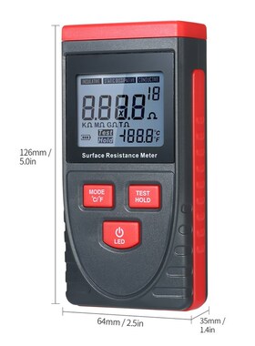 极速Handheld Surfacep Resistance Meter Anti-static Insulatio