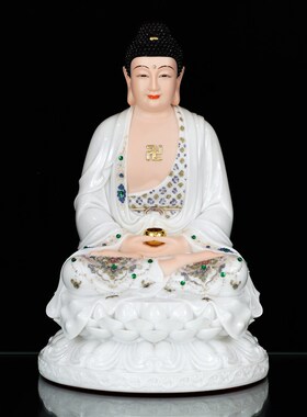 新品新观音菩萨家用m摆件如来佛祖地藏王弥勒笑佛娑婆三圣四圣树