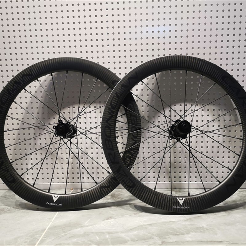 极速卡本仙 碳纤维轮组2q0寸406碟刹 自行车折叠车改装100/135六