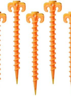 极速10PCS Plastic Tent Hook Stakes CampingM Tents Accessorie