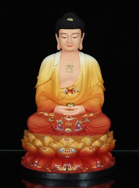 新品全堂佛观世音菩萨如来佛祖地藏王H菩萨弥勒佛娑婆三圣树脂佛