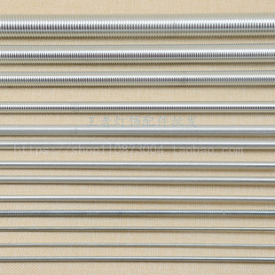 极速1米长空心螺杆全牙丝杆M6M8Mw1012M14M16M20M25M32牙管灯饰连