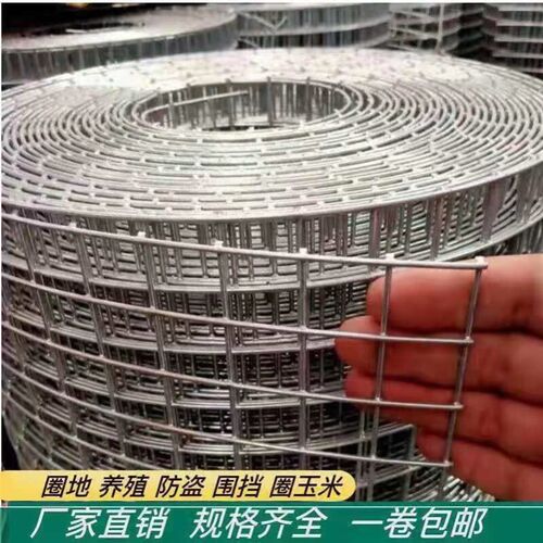 新品镀锌铁丝网钢丝网防锈防鼠防猫网封窗防O坠网电焊网养殖鸡鸭