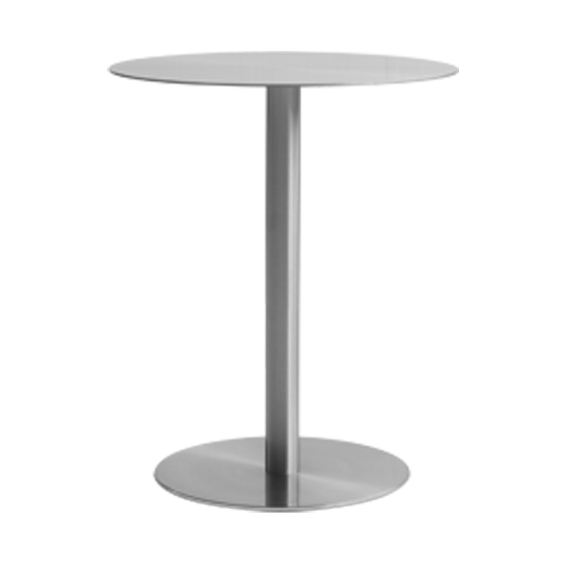 极速不锈钢桌子h北欧小圆桌现代简约小户型网红奶茶店咖啡厅洽谈