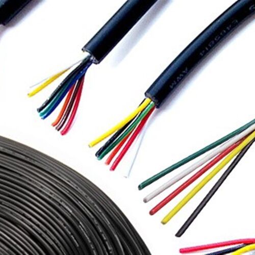 极速15 AWG 1.5MM2 RVV 2/3/4/5/6/7/8/10/12/14/16/1U8 Cores Pi
