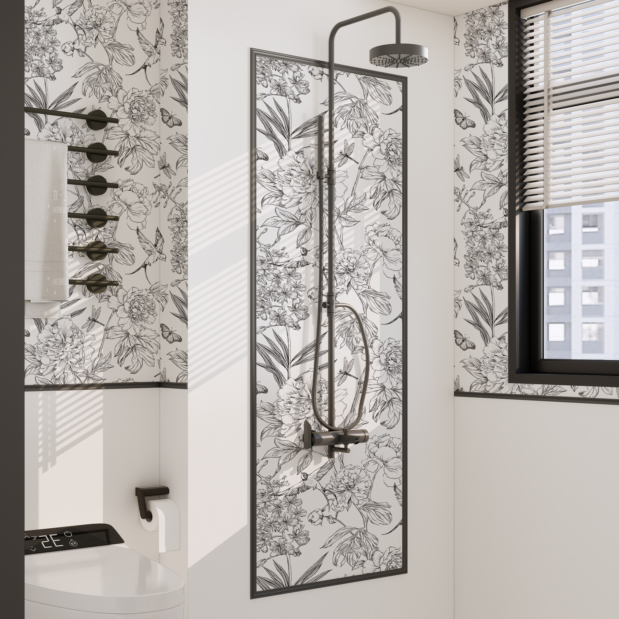 浴室贴纸防水防潮防霉自粘卫生间墙面美化遮丑装饰墙纸翻新改造,家居饰品,软装墙贴,淘宝优惠券,粉丝福利购,淘宝优惠卷