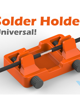 Solder Holder通用焊锡夹线缆工具橙色多功能焊接夹具