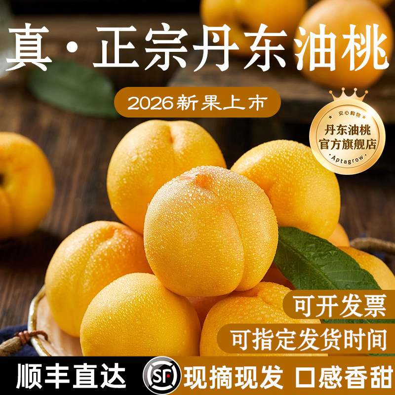 丹东黄油桃官方旗舰店丨纯甜无酸
