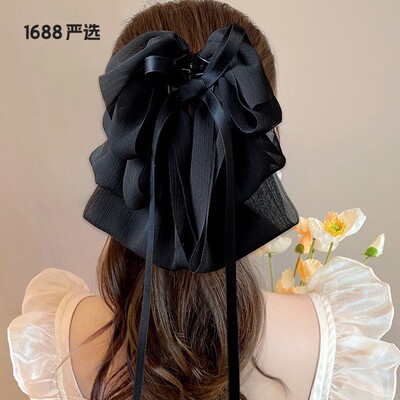 Black bow grab clip advanced sense delie everything with