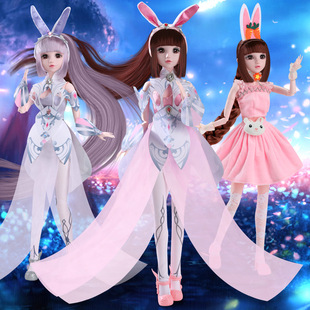 60厘米洋娃娃玩具女孩子套装公主唐小武舞魂三大陆玩偶五年