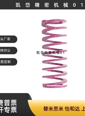 SWC6-10 15 20 30 35 40 45 50~300 浅紫色矩形弹簧螺旋模具弹簧