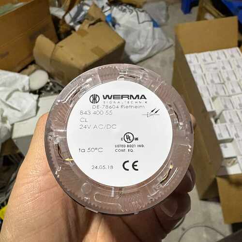 WERMA信号灯843 400 55，德国原装，24V AC议价