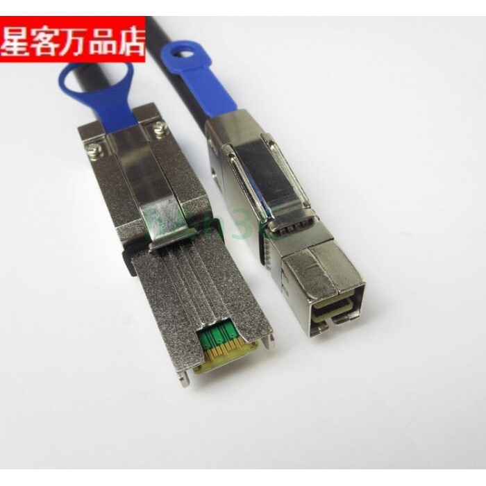直销现货全新Mini SAS HD SFF 8644转SFF-8088 服务器外置数据线