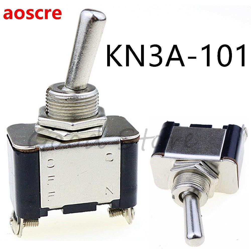 钮子开关KN3A-101 KN3A-103摇臂开关 两档3档拨动开关