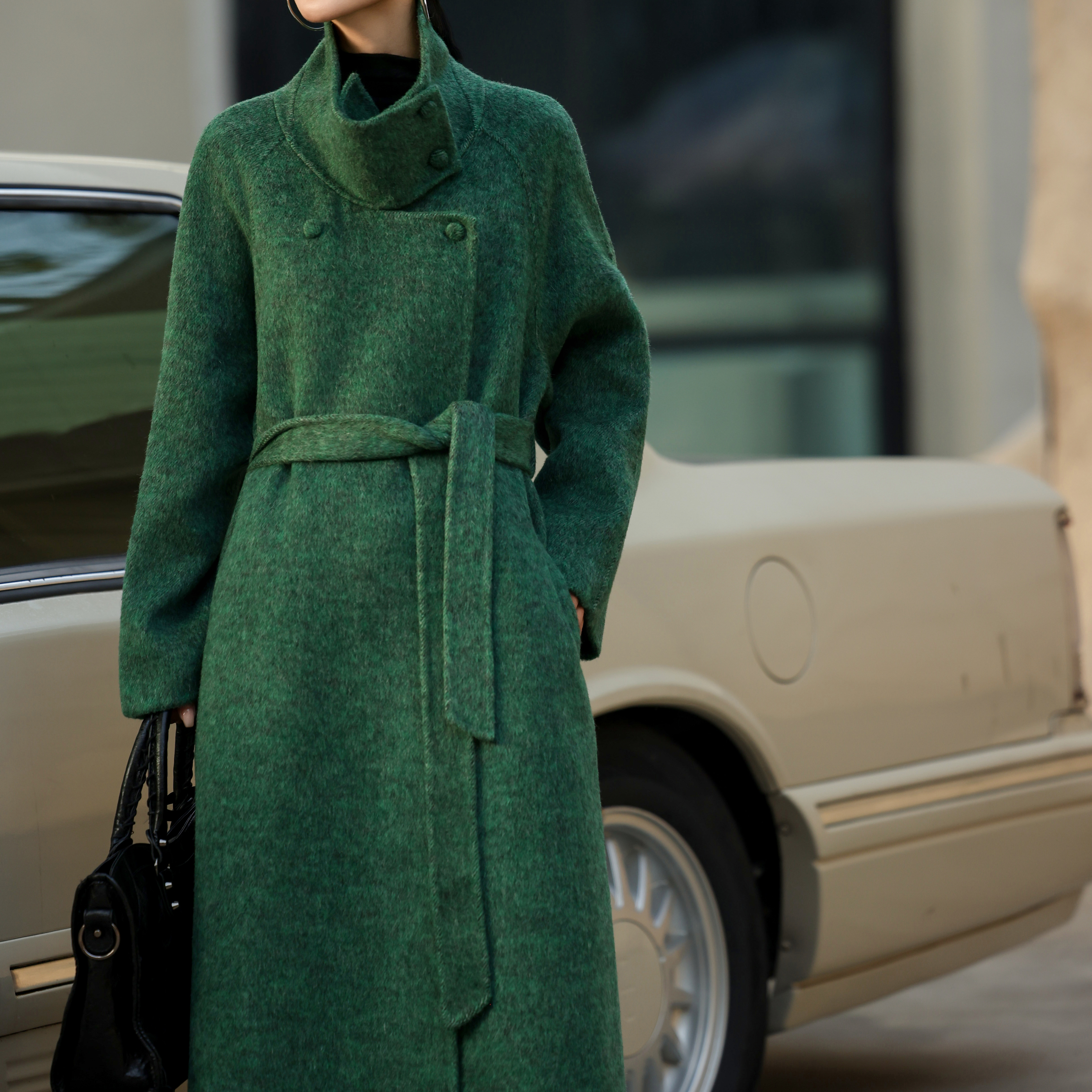 羊毛新款宽松2025秋冬韩版