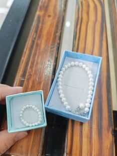 双十二特惠-广西北海天然珍珠baby戒指/P单手链